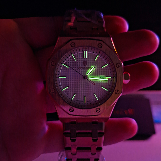 Reloj Hombre POEDAGAR 924 Rose Gold Acero Inoxidable Luminiscente Cuarzo Fecha