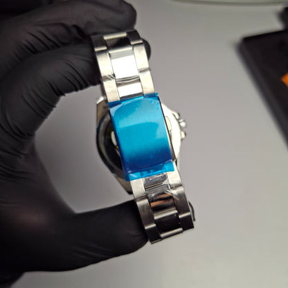 Reloj Hombre Carekiso 901 Azul Bisel Giratorio Acero Inoxidable Luminiscente Estilo Submariner